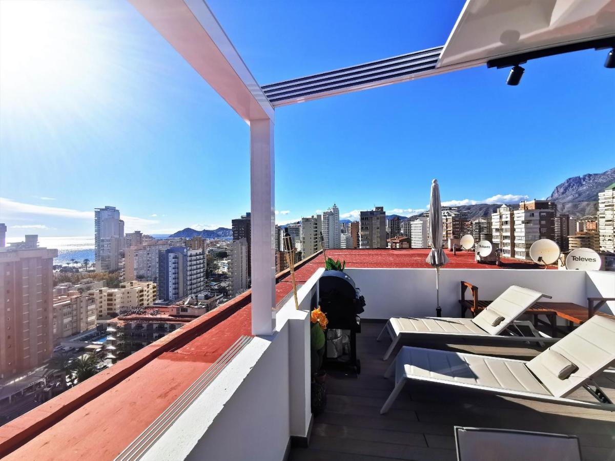 Penthouse Cervantes Sea View Бенидорм Екстериор снимка